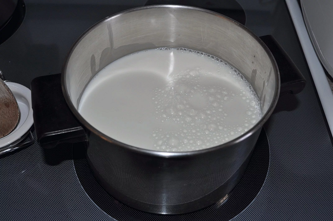 жареное молоко рецепт этап 1
