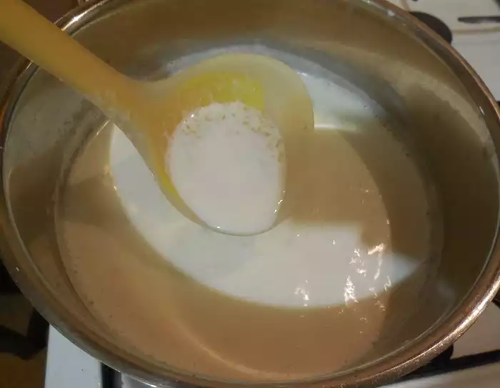 рецепт пшенной каши на молоке этап 4