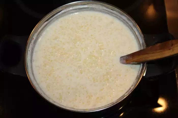 рецепт пшенной каши на молоке этап 3